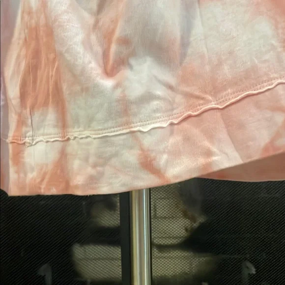 Time and Tru Pink and White Long Sleeve Boxy Sweatshirt - Picture 4 of 10